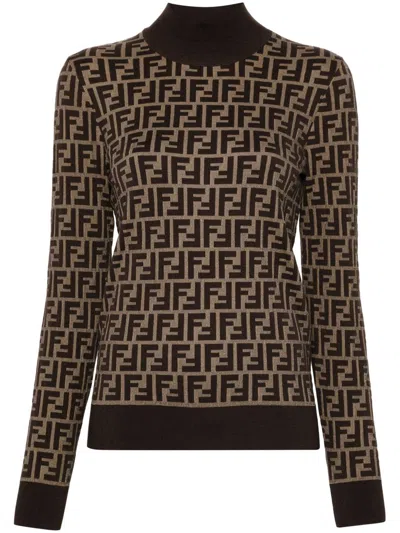 Fendi Pullover Clothing In Brown