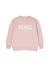 Fendi Sweater In Wool In Pink