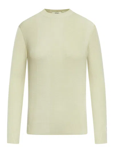 Fendi Pullover Sweater In Green