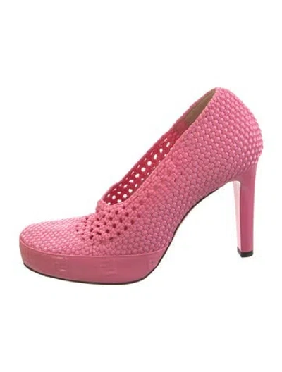 Pre-owned Fendi Pumps In Pink