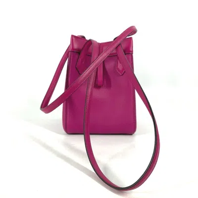 Pre-owned Fendi Purple Leather Shoulder Bag ()