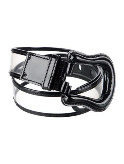 Pre-owned Fendi Pvc Waist Belt In Clear