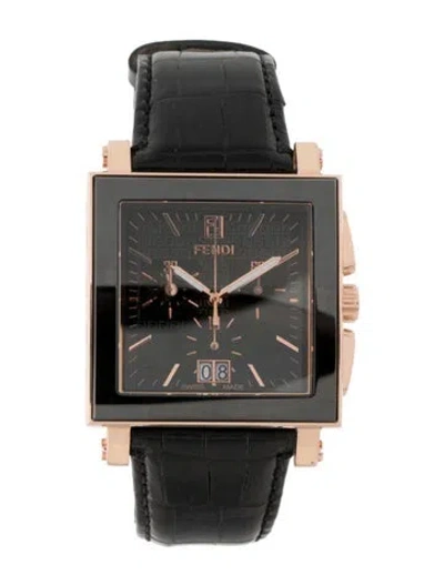 Pre-owned Fendi Quadro Watch In Multi