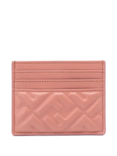 FENDI QUILTED-LOGO CARDHOLDER