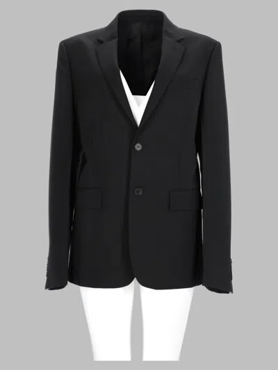 Fendi Quilted Mini Jacket For Women In Black