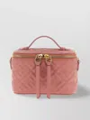 Fendi Quilted Texture Top Handle Handbag