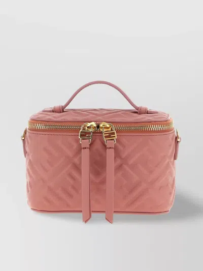 Fendi Quilted Texture Top Handle Handbag