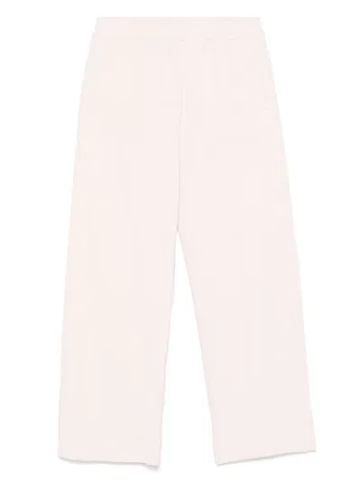 Fendi Kids' Raised-logo Track Pants In Pink