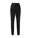 Fendi Raised Seam Pattern Jeans In Black