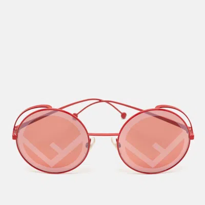 Pre-owned Fendi Rama Round Sunglasses