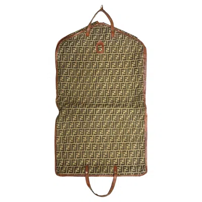 Pre-owned Fendi Rare Vintage  Zucca Monogram In Brown