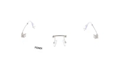 Fendi Rectangle Frame Glasses In 016