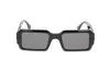Fendi Rectangle Frame Sunglasses In 01a - Black