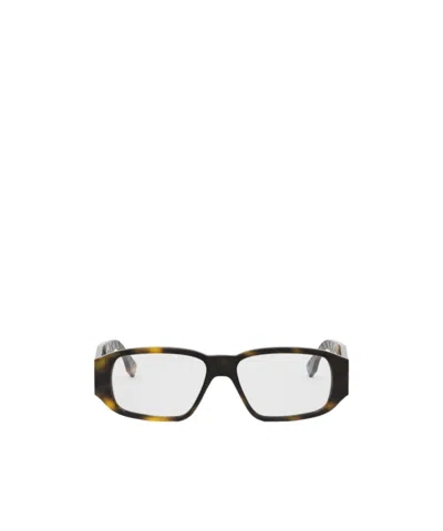 Fendi Rectangle Glasses In White