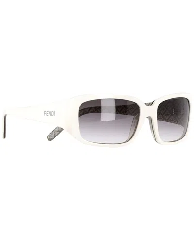 Fendi Rectangle Sunglasses (authentic Pre-loved) In Gray