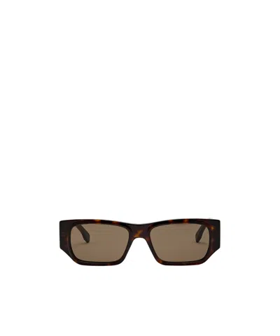 Fendi Rectangle-frame Sunglasses In Brown