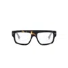 Fendi The Graphy 54mm Rectangular Optical Glasses In 052 - Black