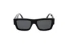 Fendi Rectangular Frame Sunglasses In Gray