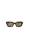 Fendi Rectangular Sunglasses In Green