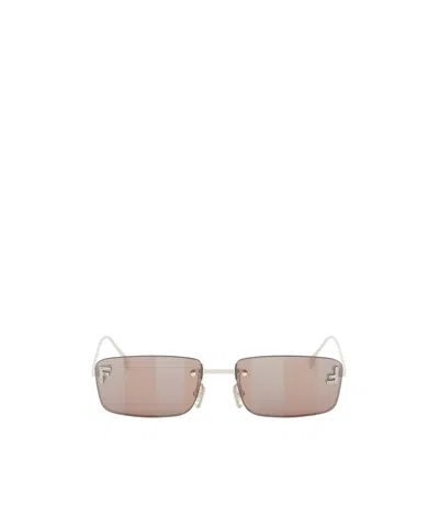 FENDI FENDI EYEWEAR RECTANGLE-FRAME SUNGLASSES