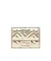 Fendi Rectangular Three-fold Small Wallet In Nude