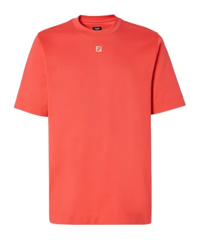 Fendi Red Cotton T-shirt