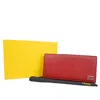 FENDI FENDI RED LEATHER WALLET  (PRE-OWNED)