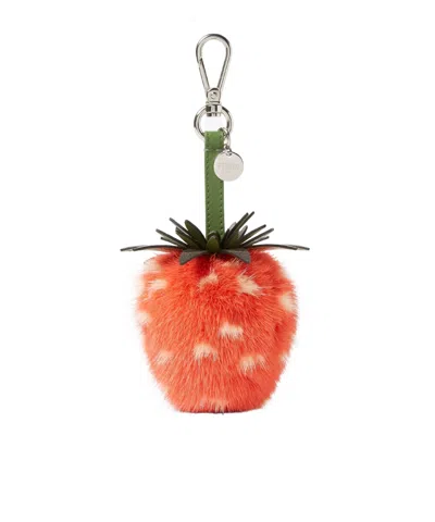 Fendi Red Mink Charm