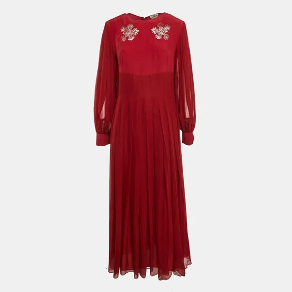 fendi maxi dress Dress , Brown, Size 36- Fendi