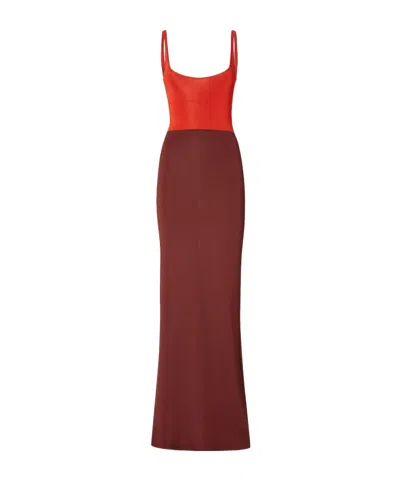 Fendi Red Viscose Dress