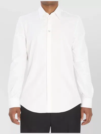 FENDI REGULAR FIT COTTON SHIRT WITH LONG SLEEVES