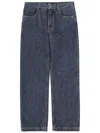 Fendi Regular Fit Cotton Jeans In Blue
