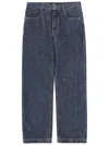 Fendi Regular Fit Cotton Jeans In Blue