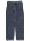 Fendi Regular Fit Cotton Jeans In Blue