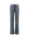 Fendi Men Regular Five Pockets Jeans In Blue