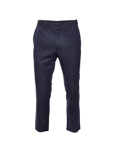 Pre-owned Fendi Regular-fit Trousers In Blue