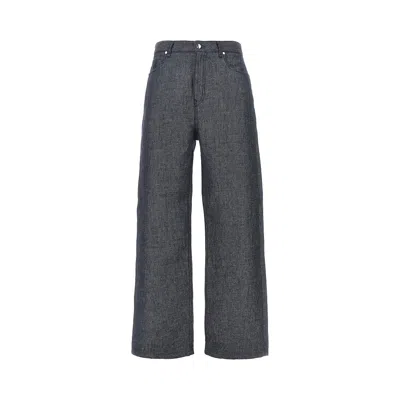 Fendi Relaxed Fit Jeans In Blue