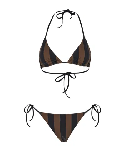 FENDI FENDI REVERSIBLE TWO-PIECE SWIMSUIT