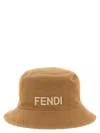 Fendi Ff-pattern Reversible Bucket Hat In Brown