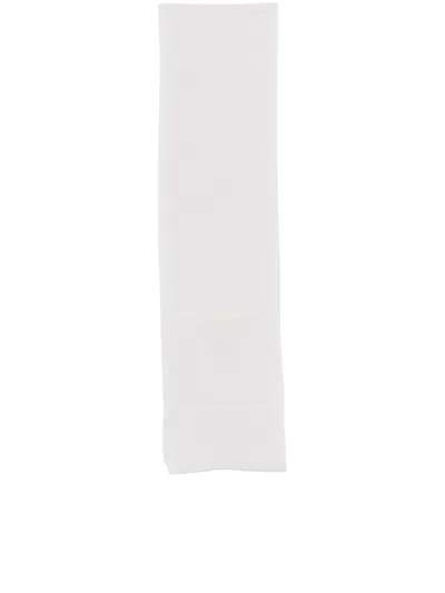 Fendi Reversible Double Ff Scarf In White