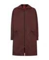 Fendi Reversible Drawstring Hooded Parka In Brown