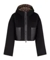 Fendi Black Wool Jacket In Black