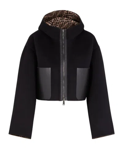 FENDI BLACK WOOL JACKET
