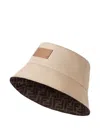 Fendi Reversible Ff-pattern Bucket Hat In Brown