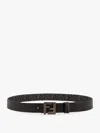 Fendi Reversible Leather And Ff Fabric Belt