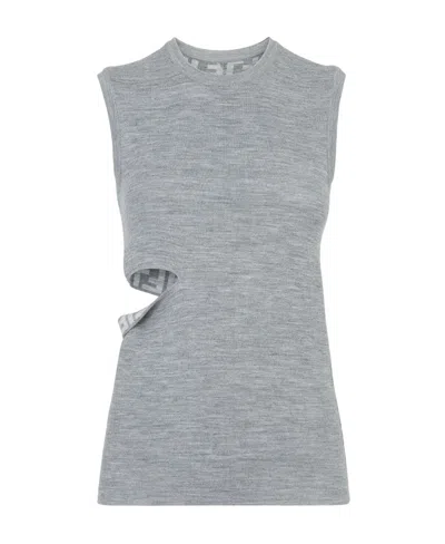 FENDI FENDI SLEEVELESS REVERSIBLE KNITTED TOP