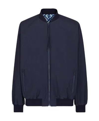 FENDI FENDI ALL-OVER FF PRINTED ZIPPED BOMBER JACKET