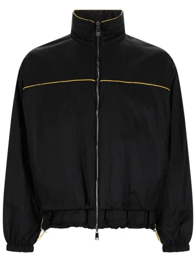 Fendi Reversible Polyamide Sports Jacket In Black
