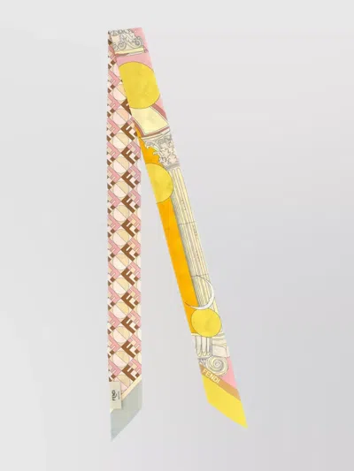 FENDI REVERSIBLE 'WRAPPY' BANDEAU SCARF