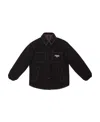 Fendi Revisable Ff-monogram Print Shirt Jacket In Black